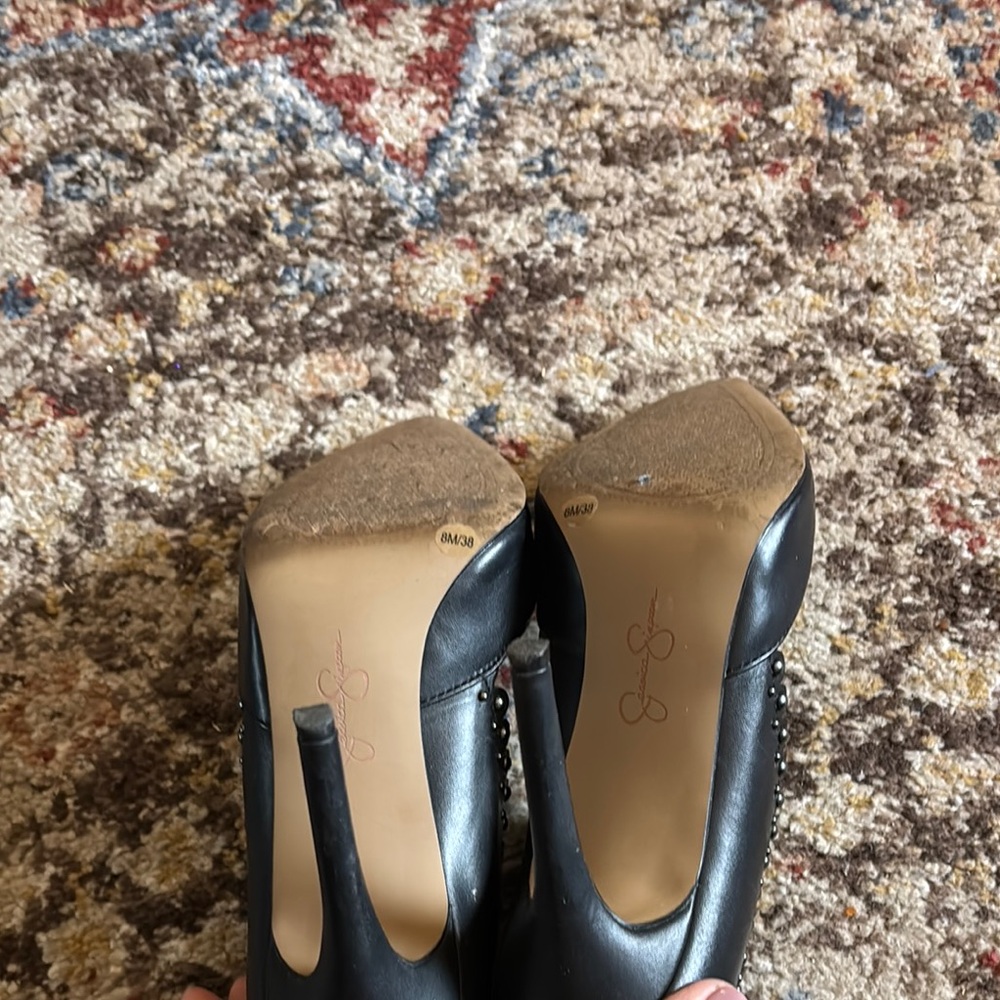 Elegant Black Women's Heels - Picture 6 of 7